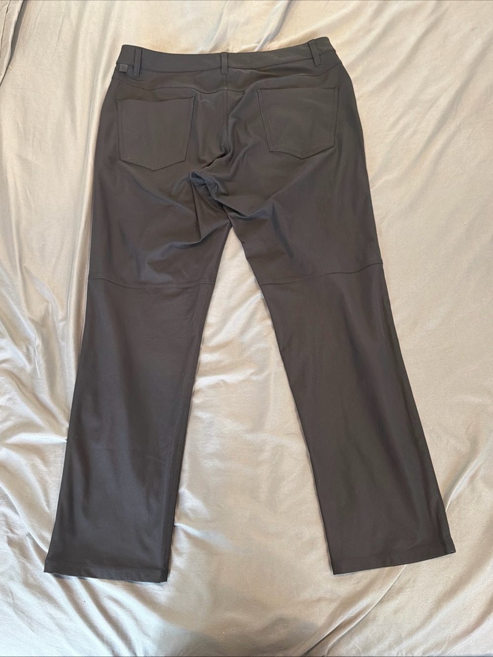 Lululemon ABC Pant Warpstreme Black Mens Size 33 x 30 5-Pocket M5ADDS - Picture 2 of 6